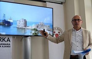 Marmara denizinde depremin izleri
