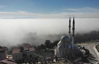 Marmara Denizine sis tabakası: Kartpostallık görüntüler...