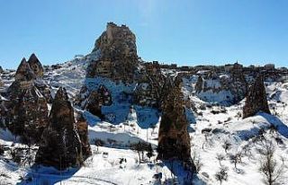 Masal diyarı Kapadokya havadan görüntülendi