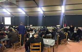 Menderes’te kumar baskını; 168 hakkında işlem...