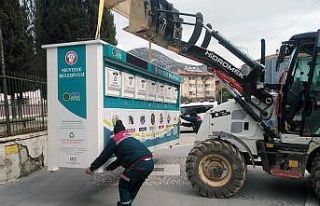 Menteşe’ye modern atık getirme merkezleri