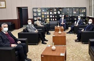 MHP’li Akçay, Rektör Ataç’la bir araya geldi