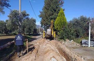 Milas Beçin’de Bin 200 metre içme suyu hattı...