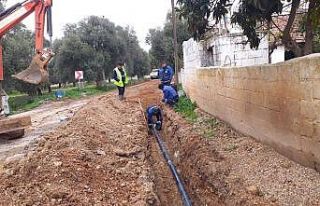 Milas Beçin’de içme suyu hatları yenileniyor
