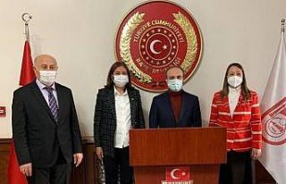 Milletvekilleri Bakbak ile Ekinci, Vali Epcim’i...