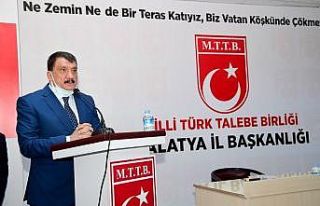 MTTB yeni hizmet binasının açılışında konuşan...