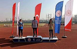 Mudanyalı atletlerden yılın ilk madalyaları