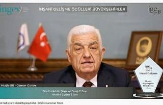 Muğla Büyükşehir’e İnsani Gelişme ödülü