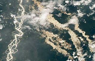 NASA yayınladığı fotoğraflarla Amazon’un "altın...