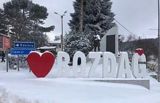 Ödemiş’te yaylalar kar altında, ekipler alarmda