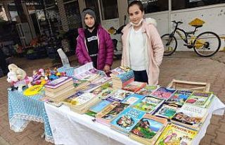 Öğrenciler okudukları kitapları satıp yeni kitap...