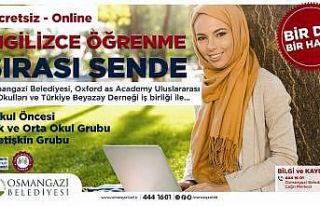 Osmangazi’den online İngilizce kursu