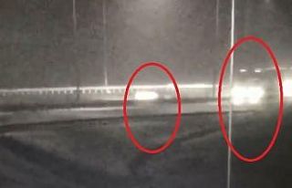 Otobandaki ters şerit faciası kamerada