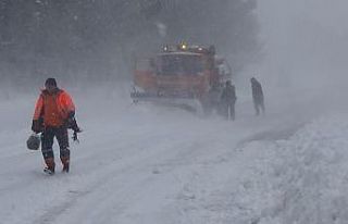 (Özel) Kazdağları’nda kar 2 metreye ulaştı