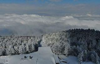 (Özel) Uludağ’da sislerin ve bulutların arasında...