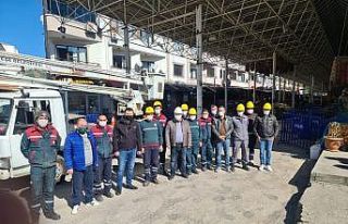 Pazaryeri Uzay Çatı Direkleri Yenilendi