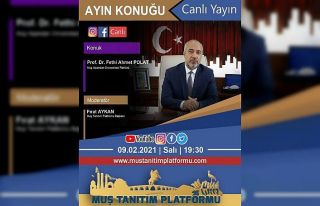 Rektör Polat, Muş Tanıtım Platformunun canlı...
