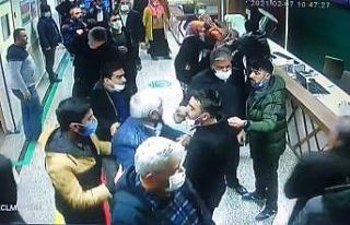 Sağlık çalışanlarına saldırı kameraya yansıdı