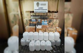 Sahte alkol operasyonunda 1 kişi yakalandı
