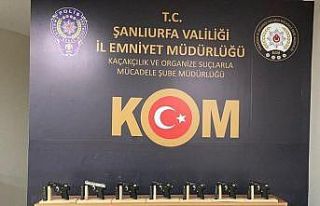 Salça kovalarında ruhsatsız 15 tabanca ele geçirildi