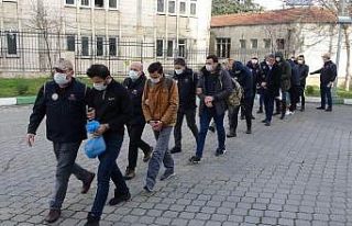 Samsun merkezli FETÖ operasyonunda 10 kişi adliyeye...