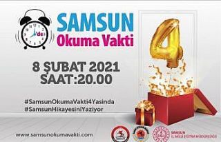 ’Samsun Okuma Vakti’ 4. yılında: 405 bin 888...