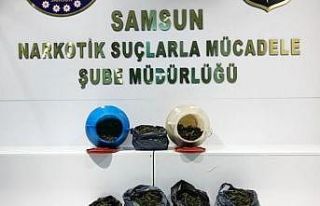 Samsun’da 2 kilo esrarla yakalanan şahıs gözaltına...