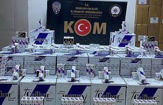 Samsun’da 670 bin dal kaçak makaron ele geçirildi