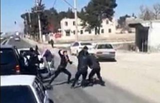 Şanlıurfa’da yol verme kavgası kamerada