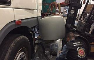 Sarp Gümrük Kapısında 480 kg kaçak bal ele geçirildi