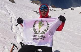 Saruhanlı Belediyesi Erciyes’in zirvesinde