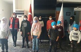 Savaşın çocukları arkeoloji müzesini gezdi