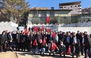 Şemdinli’de PKK terör örgütüne kınama