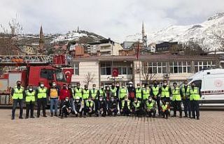 Şemdinli’de yangın ve deprem tatbikatı
