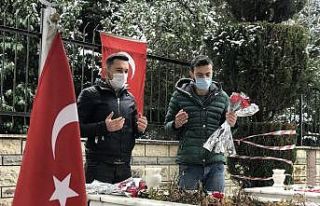 Sevgililer Günü’nde şehitler unutulmadı