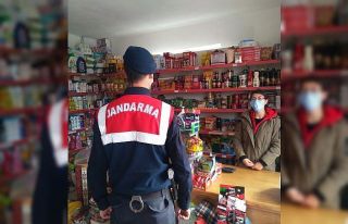 Seyitgazi’de Korona virüs denetimi yapıldı