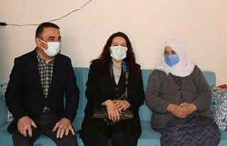 Siirt Valisi Hacıbektaşoğlu, şehit yakınları...