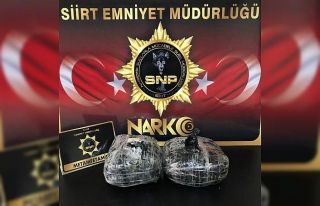 Siirt’te uyuşturucu operasyonu: 2 tutuklama