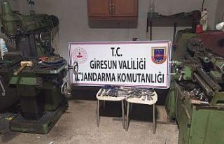 Silah imalathanesine baskın yapıldı