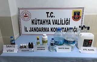 Simav’da sahte içki operasyonu