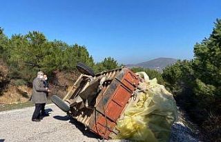 Sındırgı’da traktör kazasında 2 bacanak hayatını...