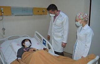 Şırnak’ta 11 yaşındaki hasta, laparoskopik pyeloplasti...