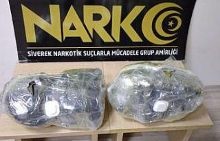 Siverek’te 8 kilo 700 gr esrar ele geçirildi