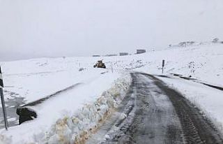 Siverek’te kar nedeniyle 11 mahalle yolu ulaşıma...