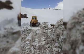 Soğuk hava su hattını bile dondurdu
