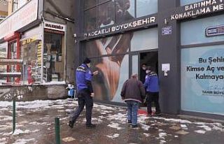 Sokakta kalan vatandaşlara sıcak yuva