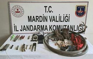 Su kulesindeki bakır kabloyu çalan hırsızlar jandarmadan...