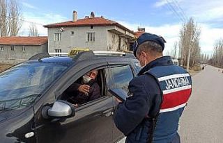 Şuhut’ta jandarmadan trafik denetimi