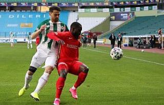 Süper Lig: Konyaspor: 0 - Gaziantep FK: 0 (İlk yarı)