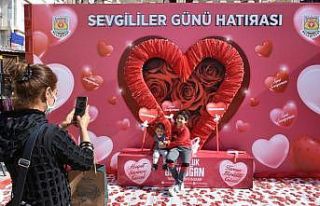 Tarsus’da Sevgililer Günü’ne özel bir fotoğraf...